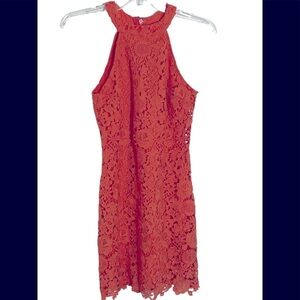 LU LU’S crochet dress. XS sleeveless